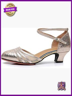 Vintage Mesh Flapper Dance Shoes - Gatsby Roaring 20s Salsa Swing Ballroom Heels